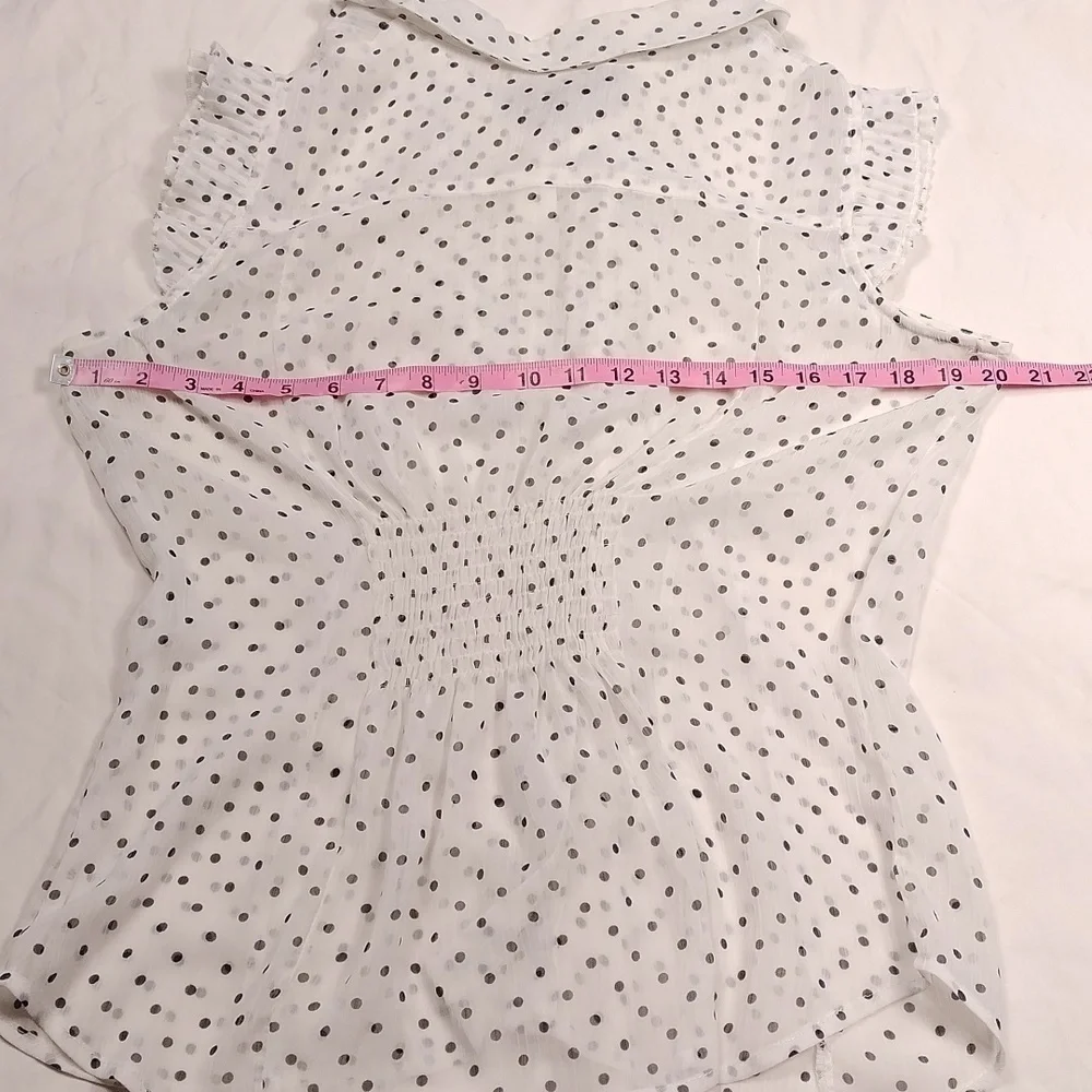 Susie Rose girls junior 15/17 sized sleeveless sheer blouse - Picture 11 of 12